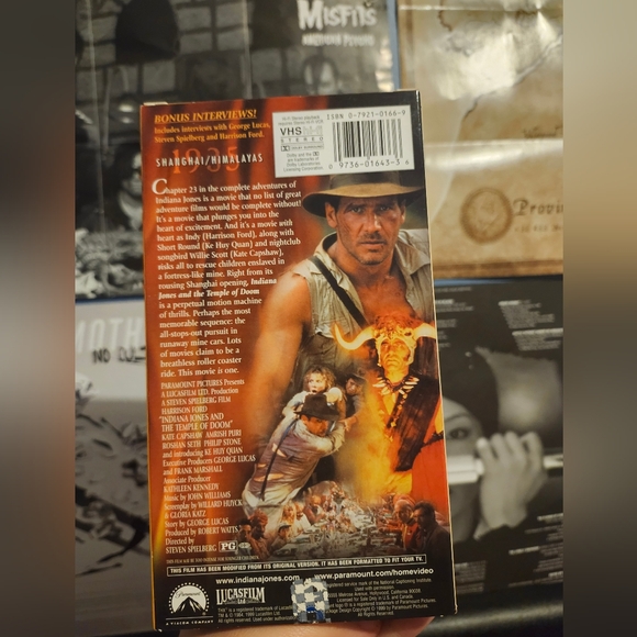 Indiana Jones Trilogy VHS Collection Box Set - Picture 5 of 13